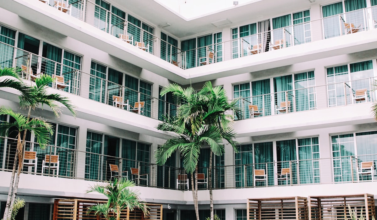 Hotel accommodation arranged at scale for a large institutional program
