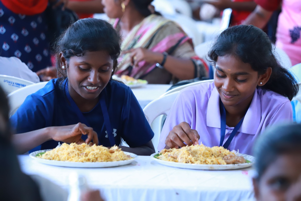 Large-scale catering service at a national event managed by Evolve ACT