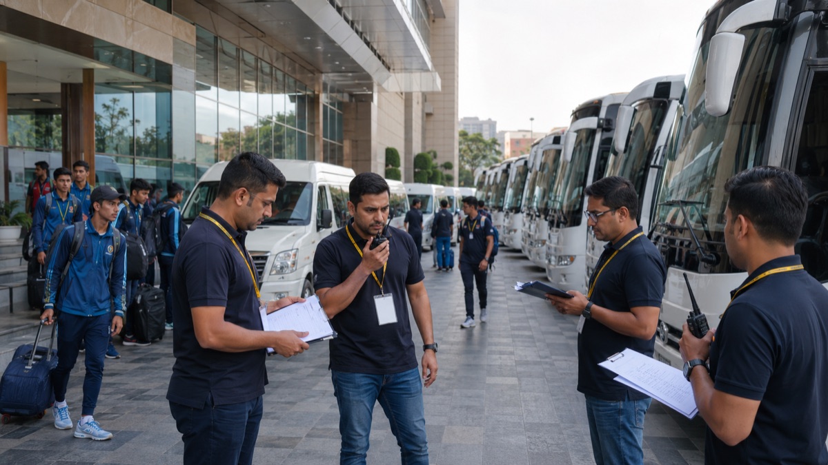 Fleet transport coordination for large-scale events and institutional programs in India